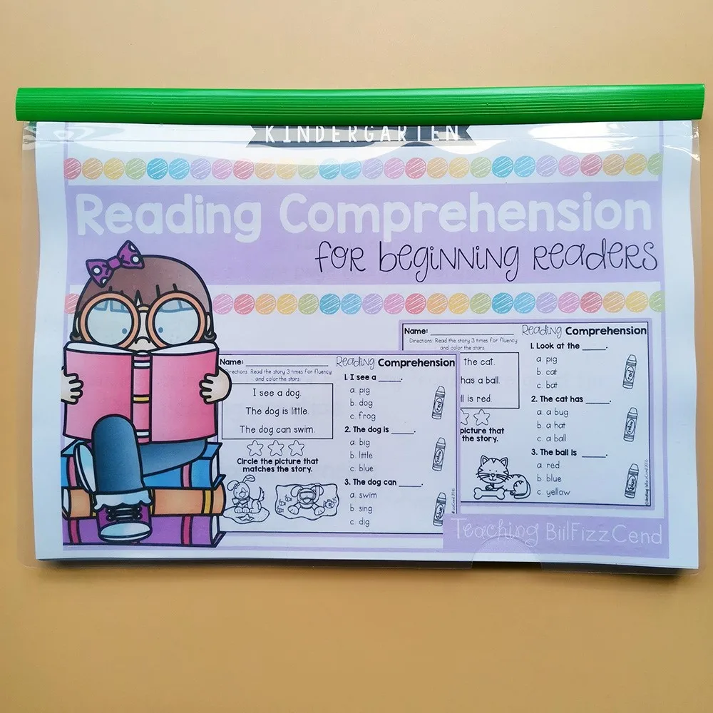 Educational Toys Children Kindergarten Reading Comprehension for Beginning Readers Classroom Learn English Exercise Papers Book
Educational Toys Children Kindergarten Reading Comprehension for Beginning Readers Classroom Learn English Exercise Papers Book