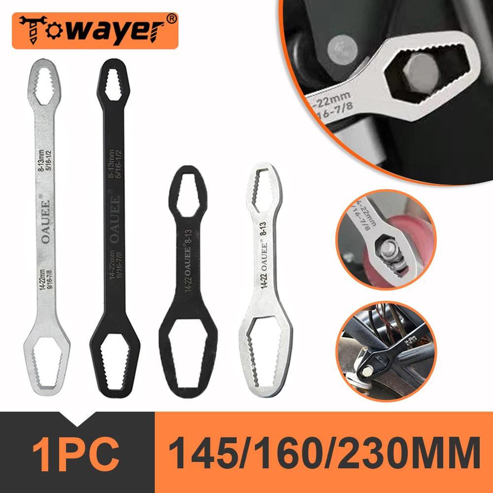 8-22mm Universal Torx Wrench Self Tightening Adjustable Double Head Movable Wrench Factory Repair Multifunctional Hand Tool
8-22mm Universal Torx Wrench Self Tightening Adjustable Double Head Movable Wrench Factory Repair Multifunctional Hand Tool