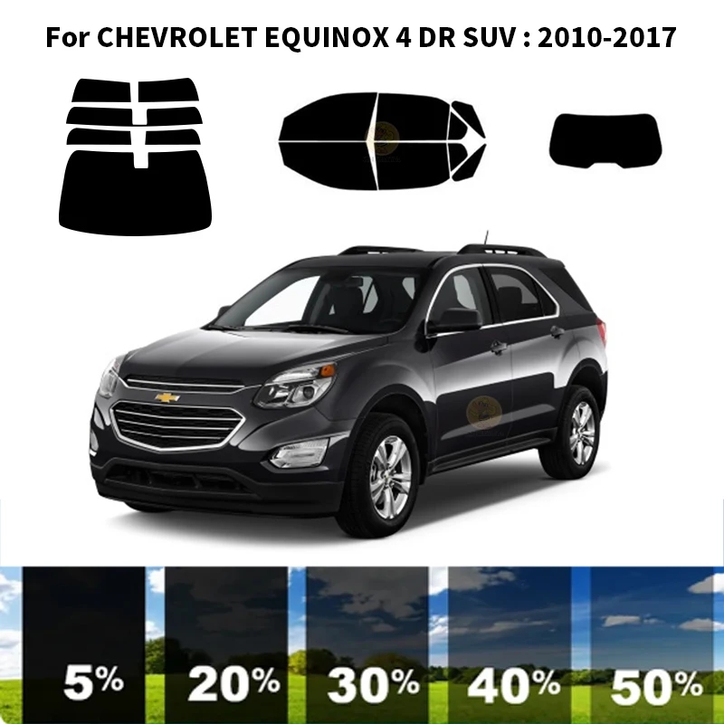 Нанокерамическая Автомобильная УФ-пленка Precut для окон, автомобильная оконная пленка для CHEVROLET EQUINOX 4 DR SUV 2010-2017
Нанокерамическая Автомобильная УФ-пленка Precut для окон, автомобильная оконная пленка для CHEVROLET EQUINOX 4 DR SUV 2010-2017