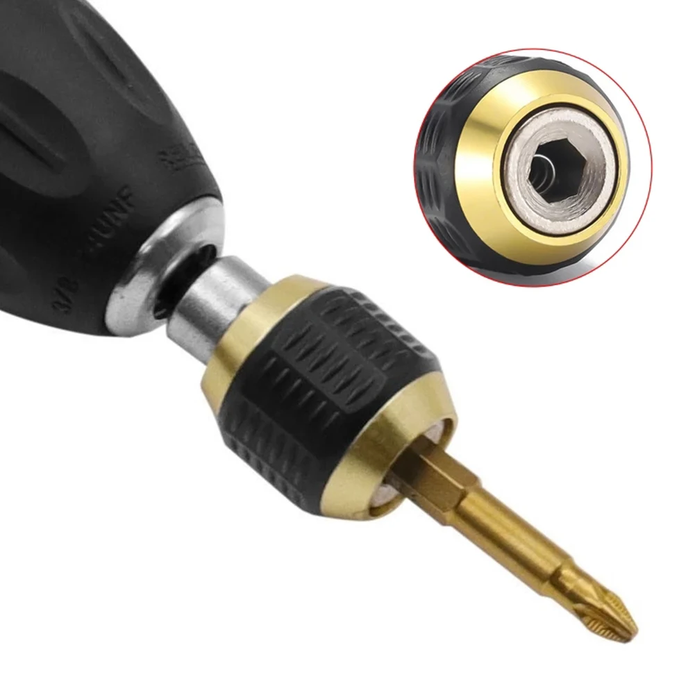 Screwdriver Keyless Drill Chuck 60mm Length Conversion Bar Impact Driver Adaptor Indexable Drill Bit Accessories
Screwdriver Keyless Drill Chuck 60mm Length Conversion Bar Impact Driver Adaptor Indexable Drill Bit Accessories
