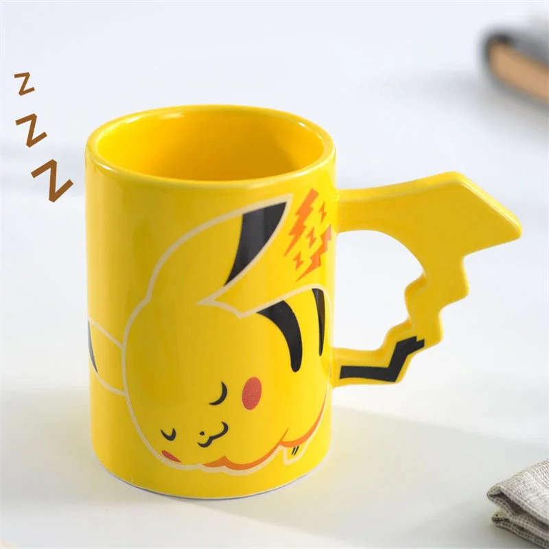 

Pokemon Pikachu Kawaii Anime Cups Mug for Coffee Tea Water Porcelain Cup Cup Water Outdoor Portable Children Cup for School