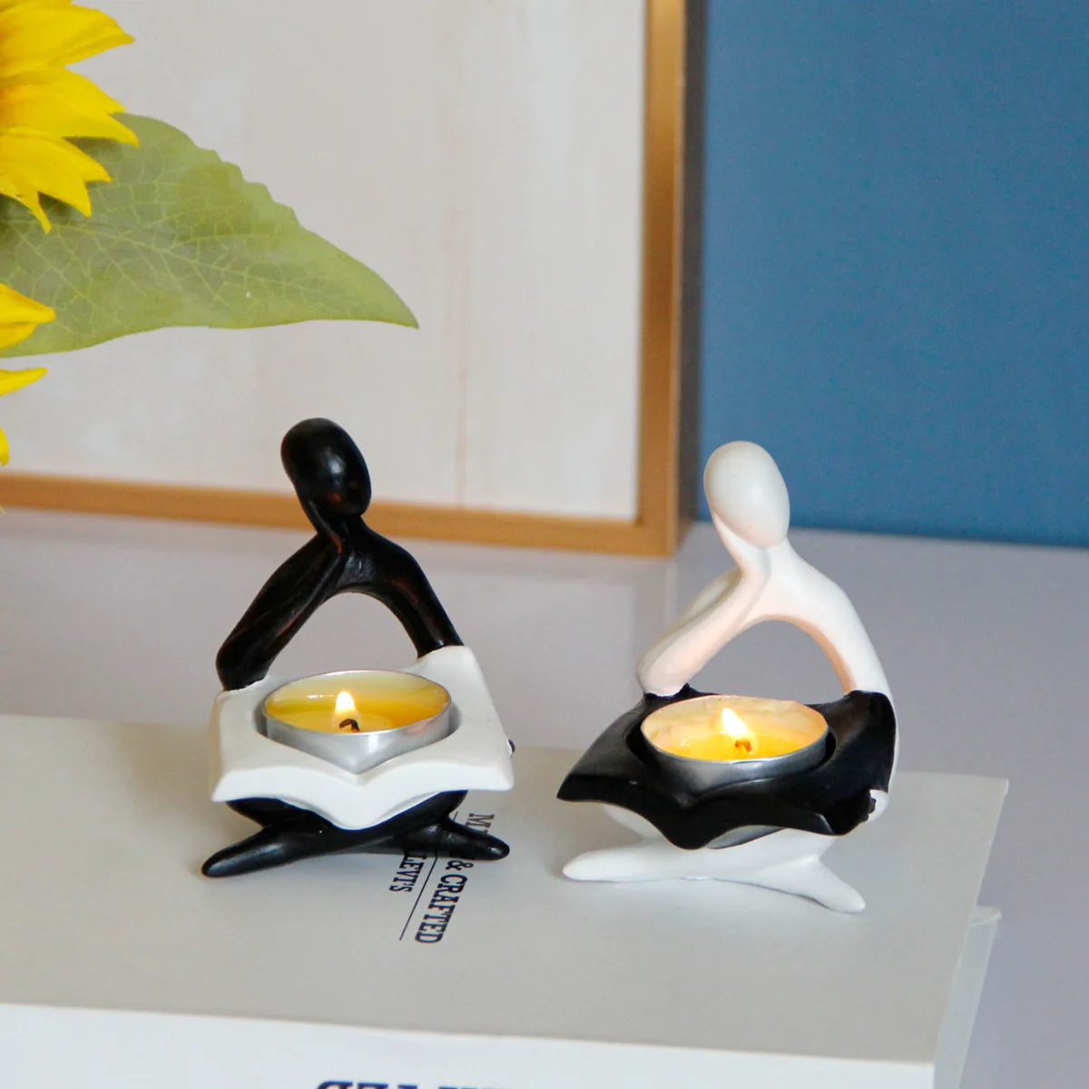 Creative Resin Figure Reading Abstract Candle Cup Mini Candle Holder Home Decoration Living Room Study Candle Holder Figurine
Creative Resin Figure Reading Abstract Candle Cup Mini Candle Holder Home Decoration Living Room Study Candle Holder Figurine