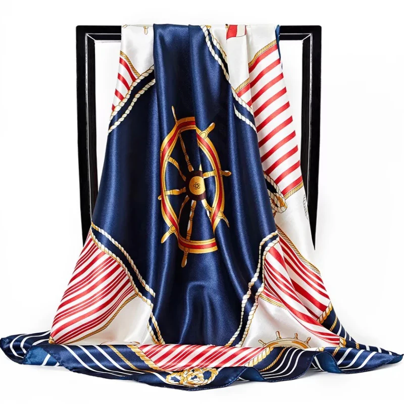 Headcloth Four Seasons Silk Scarves Fashion Colored Flowers Kerchief New 90X90CM Square Bandannas Luxury Print Sunscreen Shawls
Headcloth Four Seasons Silk Scarves Fashion Colored Flowers Kerchief New 90X90CM Square Bandannas Luxury Print Sunscreen Shawls