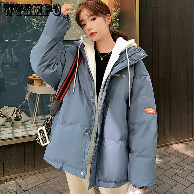 Теплая куртка WTEMPO с подкладкой, плотный пуховик, хлопковые короткие парки, женское однотонное повседневное пальто с капюшоном, новинка 2023, з...
Теплая куртка WTEMPO с подкладкой, плотный пуховик, хлопковые короткие парки, женское однотонное повседневное пальто с капюшоном, новинка 2023, з...