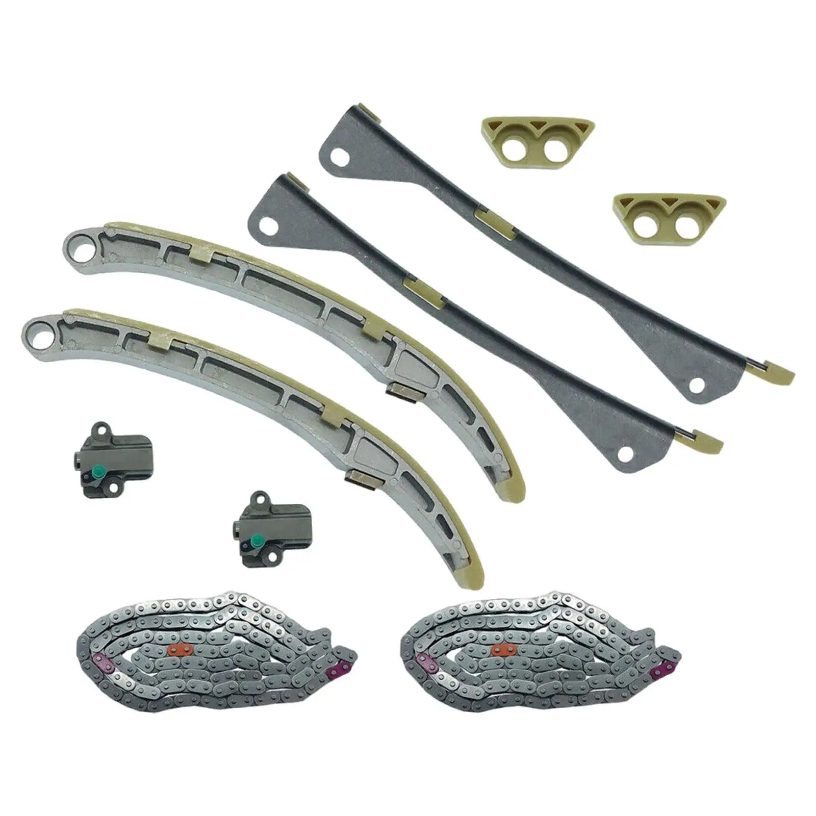 Engine Timing Chain Kit 24321-3L100 24810-3cga2 Parts for Azera 3.3L K900 3.3L 3.8L Stinger 3.3L Sedona 3.3L Telluride 3.8L
Engine Timing Chain Kit 24321-3L100 24810-3cga2 Parts for Azera 3.3L K900 3.3L 3.8L Stinger 3.3L Sedona 3.3L Telluride 3.8L