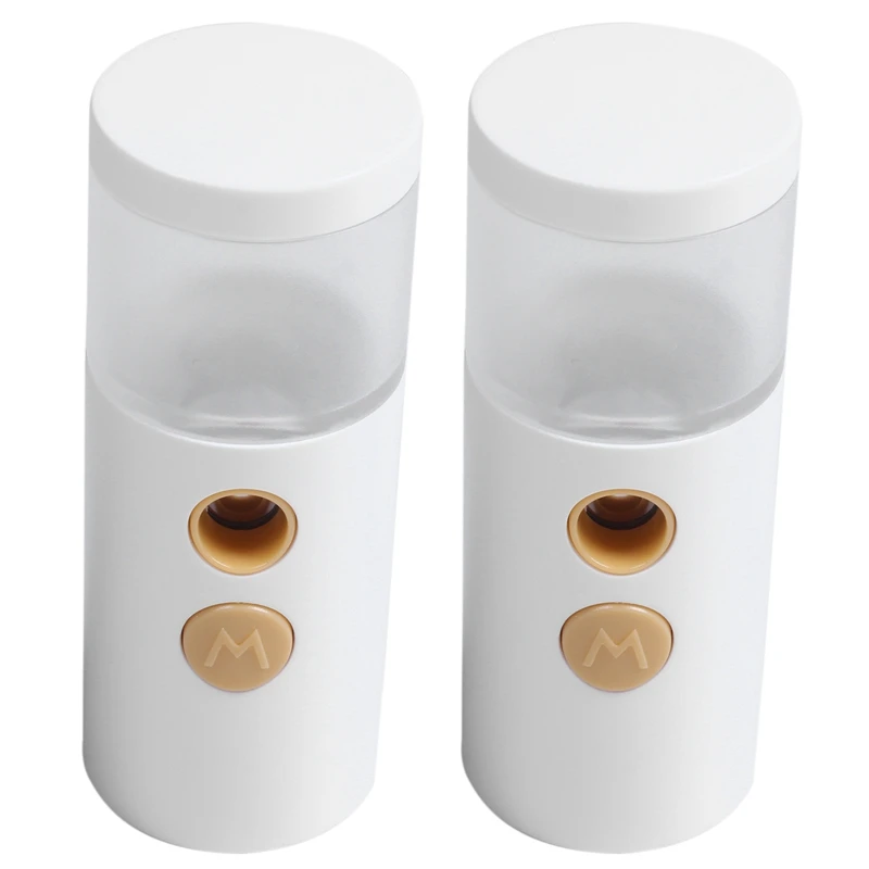 2X White 20Ml Portable Nano Mist Sprayer Facial Body Nebulizer Steamer Moisturizing Skin Care Mini Face Spray
2X White 20Ml Portable Nano Mist Sprayer Facial Body Nebulizer Steamer Moisturizing Skin Care Mini Face Spray