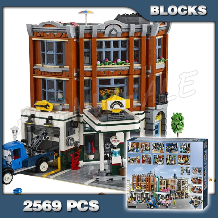 2569pcs Creatoring Expert Modular Street View Corner Garage Gas Station Workshop 15042 Building Block Sets Compatible With Model
2569pcs Creatoring Expert Modular Street View Corner Garage Gas Station Workshop 15042 Building Block Sets Compatible With Model