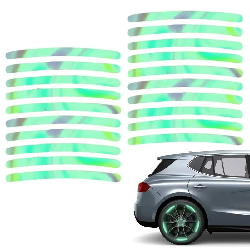 20Pcs Safety Warning Sticker Tapes Car Wheel Hub Reflective Sticker Night Reflective Decoration Strip Waterproof Rim Sticker
20Pcs Safety Warning Sticker Tapes Car Wheel Hub Reflective Sticker Night Reflective Decoration Strip Waterproof Rim Sticker