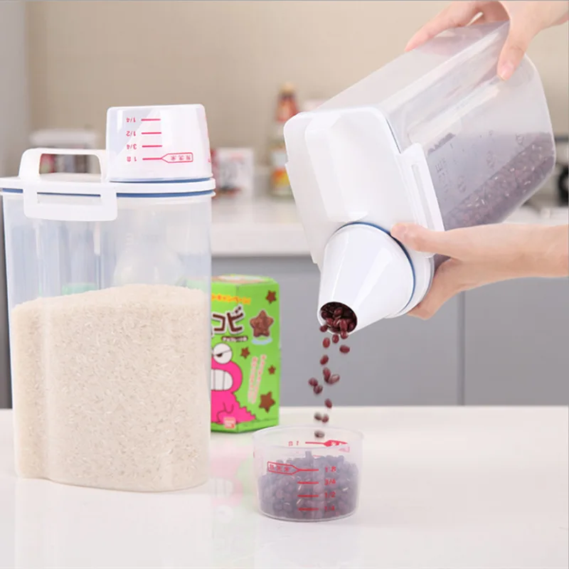 Dog Cat Food Pail Plastic Storage Tank with Measuring Cup Container Moisture-proof Sealed Jar Pet Supplies Accessories
Dog Cat Food Pail Plastic Storage Tank with Measuring Cup Container Moisture-proof Sealed Jar Pet Supplies Accessories