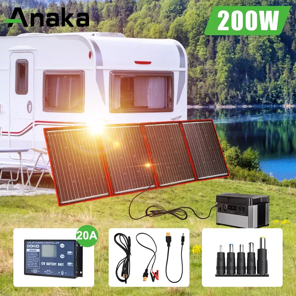 NEW 18V 200w Portable Foldble Solar Panel For Home Solar Panel Sets outdoor For camping/Boats/RV Solar Cell 12V Charge Solar pan
NEW 18V 200w Portable Foldble Solar Panel For Home Solar Panel Sets outdoor For camping/Boats/RV Solar Cell 12V Charge Solar pan