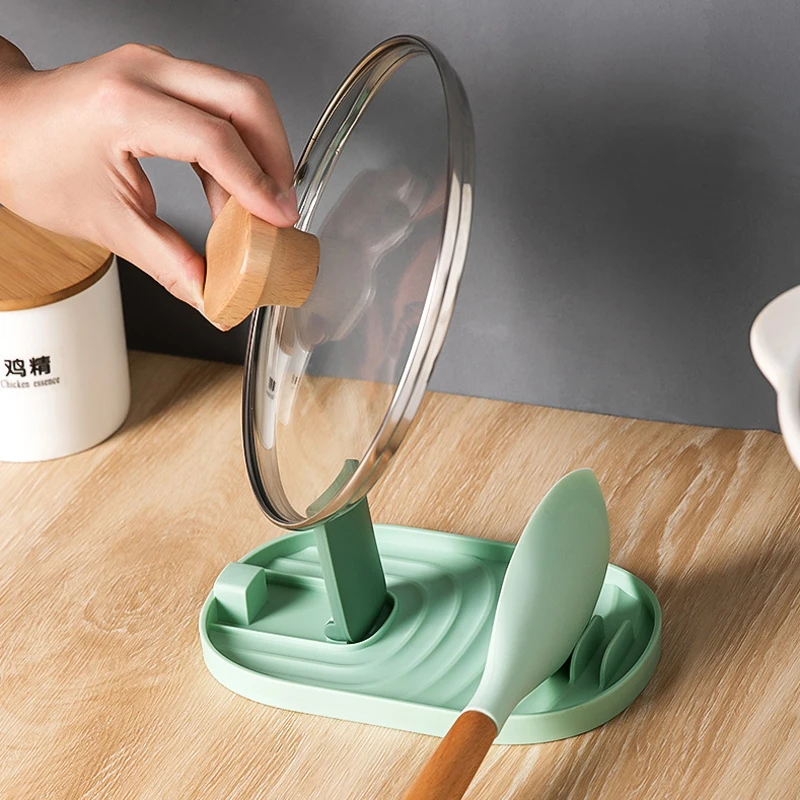 Kitchen Spatula Holders Spoon Fork Rack Shelf Pot Lid Organizer Chopsticks Spoon Rest Non-slip Silicone Pad Storage Accessories
Kitchen Spatula Holders Spoon Fork Rack Shelf Pot Lid Organizer Chopsticks Spoon Rest Non-slip Silicone Pad Storage Accessories