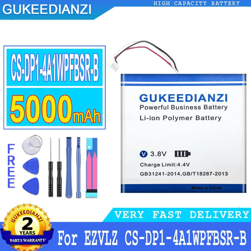 Bateria 5000mAh High Capacity Battery For EZVLZ CS-DP1-4A1WPFBSR-B High Quality Battery
Bateria 5000mAh High Capacity Battery For EZVLZ CS-DP1-4A1WPFBSR-B High Quality Battery
