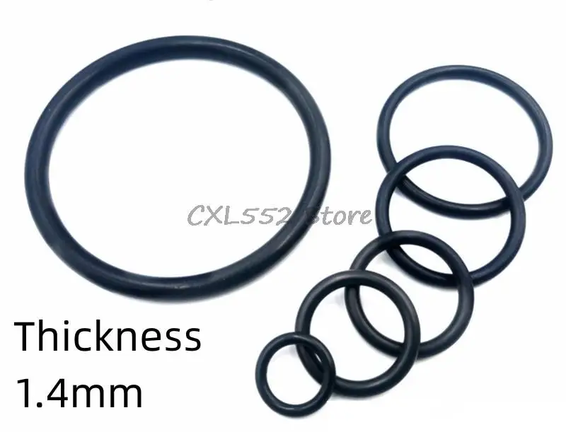 1/10/100Pcs OD 4/4.5/4.8/5/5.5/6/6.5/7/7.5/8/8.5/9~90/91/92/93/94x1.4mm Black NBR O-Ring Sealing Rubber Ring Washer Gaskets
1/10/100Pcs OD 4/4.5/4.8/5/5.5/6/6.5/7/7.5/8/8.5/9~90/91/92/93/94x1.4mm Black NBR O-Ring Sealing Rubber Ring Washer Gaskets