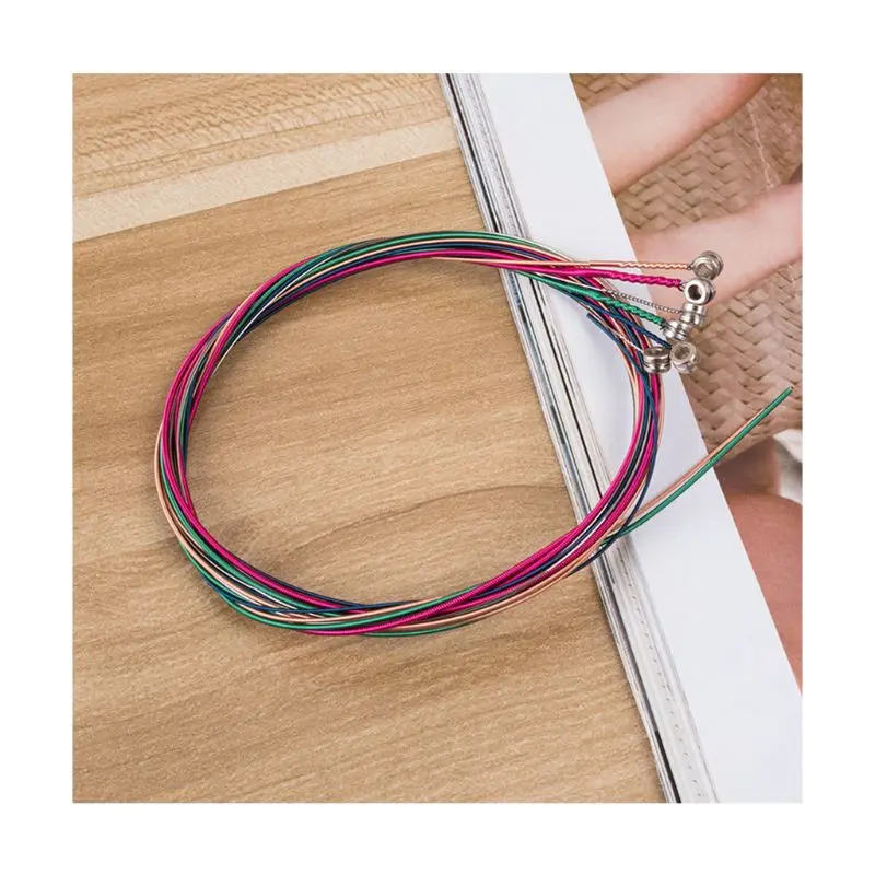 Steel Wire String Guitar Strings Acoustic Folk Guitar Guitar Strings 6 Pcs 
Steel Wire String Guitar Strings Acoustic Folk Guitar Guitar Strings 6 Pcs