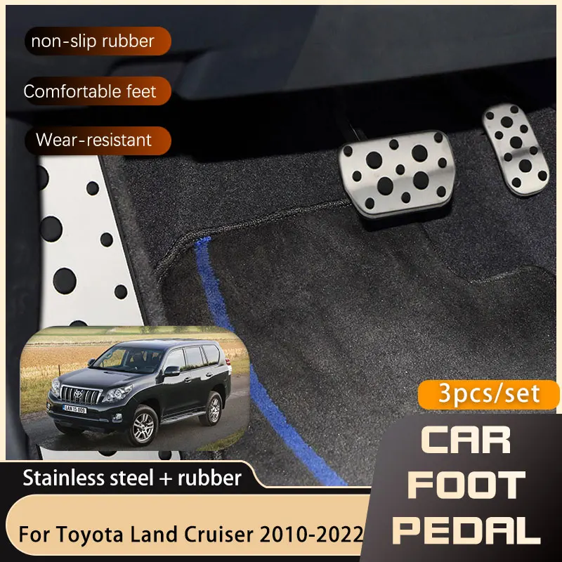 Автомобильные ножные педали для Toyota Land Cruiser Prado Lexus GX 400 460 J150 2010 ~ 2022, тормоз акселератора, без сверления, ножные педальные колодки 
Автомобильные ножные педали для Toyota Land Cruiser Prado Lexus GX 400 460 J150 2010 ~ 2022, тормоз акселератора, без сверления, ножные педальные колодки