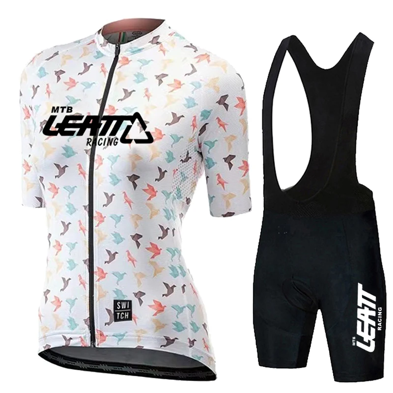 Summer Mtb Leatt Racing Cycling Jersey Set Sport Bicycle Clothing Women Breathable Short Sleeve Shirt Bike bib Shorts Gel Pad
Summer Mtb Leatt Racing Cycling Jersey Set Sport Bicycle Clothing Women Breathable Short Sleeve Shirt Bike bib Shorts Gel Pad