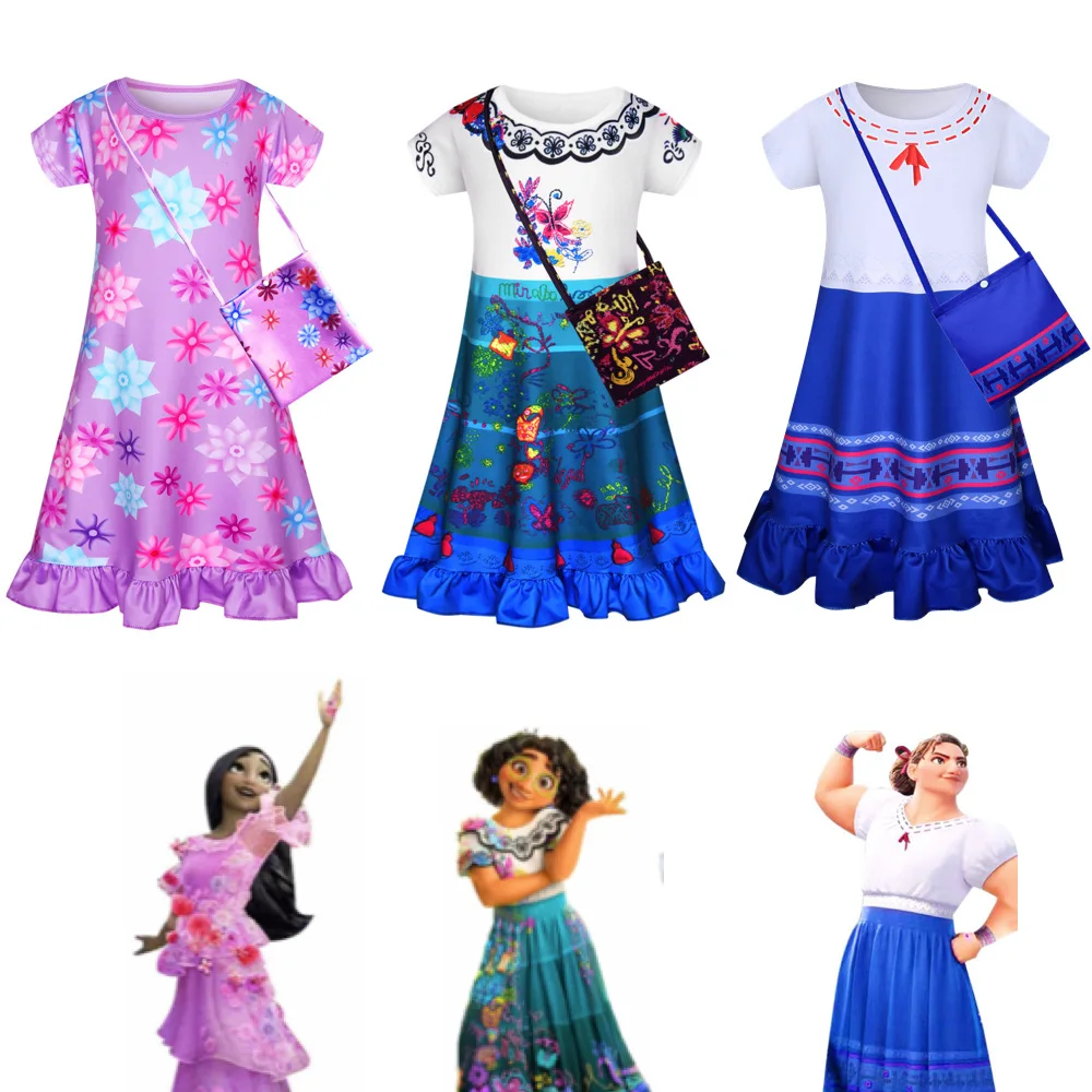 Fanny Children Encanto Isabela Mirabel Cartoon Print Summer Dress Charm Pajamas Clothes Casual Sleepwear
Fanny Children Encanto Isabela Mirabel Cartoon Print Summer Dress Charm Pajamas Clothes Casual Sleepwear