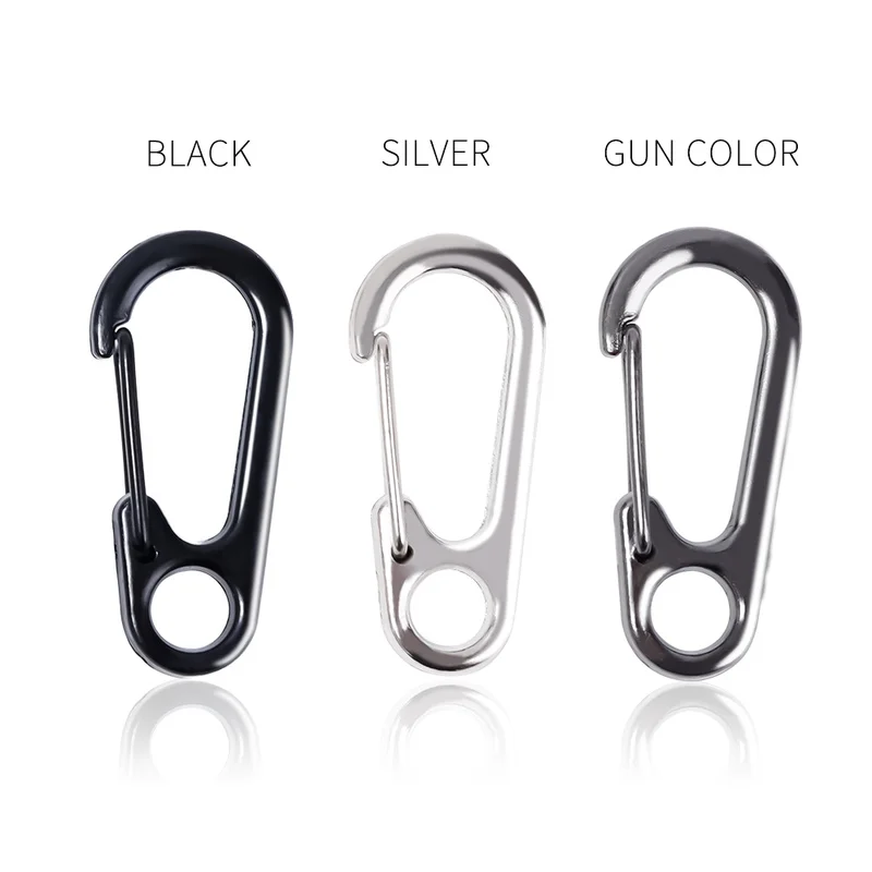 5Pcs Mini Carabiner Clips Tiny Alloy Spring Snap Hook Car Keychain Clasps EDC Small Hanging Buckle for Backpack Camping Bottle
5Pcs Mini Carabiner Clips Tiny Alloy Spring Snap Hook Car Keychain Clasps EDC Small Hanging Buckle for Backpack Camping Bottle