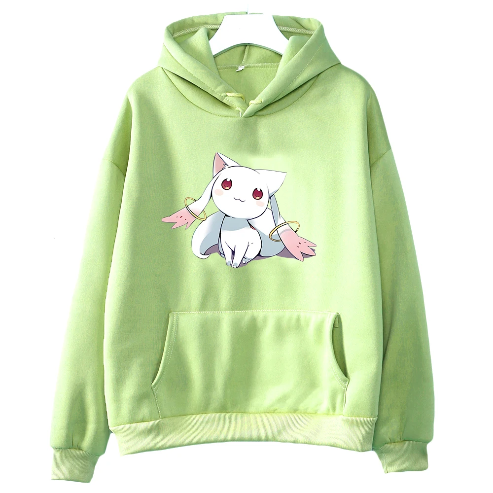Толстовки с капюшоном из аниме Puella Magi Madoka Magica, свитшоты с принтом манга Kyuubey Kawaii, топы с капюшоном, женские пуловеры с мультяшным графическим ...
Толстовки с капюшоном из аниме Puella Magi Madoka Magica, свитшоты с принтом манга Kyuubey Kawaii, топы с капюшоном, женские пуловеры с мультяшным графическим ...