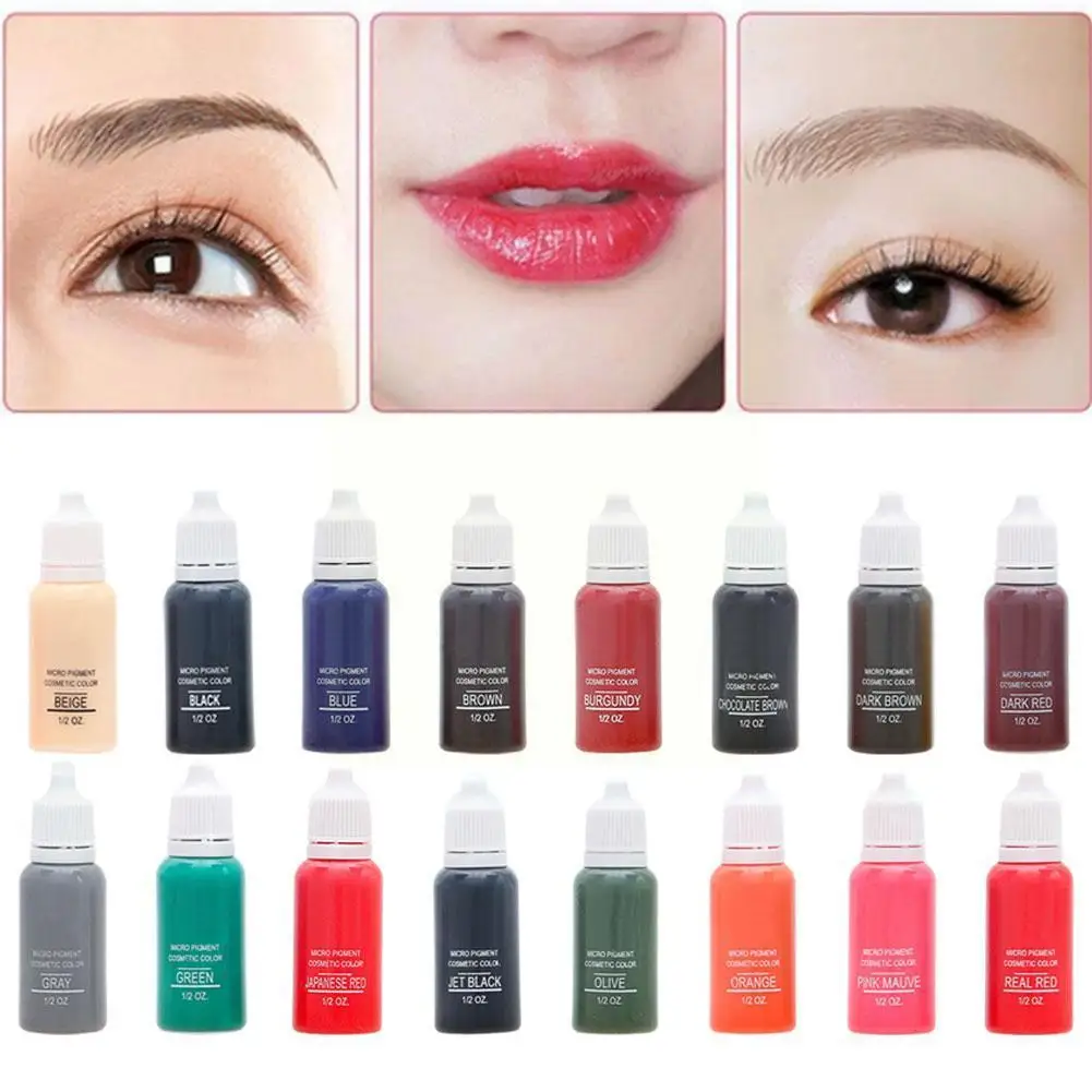 Semi Permanent Microblading Pigment Permanent Makeup Eye tatoo ink tattoo Pigment Pigment Tattoo Lip Line Eyebrow cream E4O0
Semi Permanent Microblading Pigment Permanent Makeup Eye tatoo ink tattoo Pigment Pigment Tattoo Lip Line Eyebrow cream E4O0