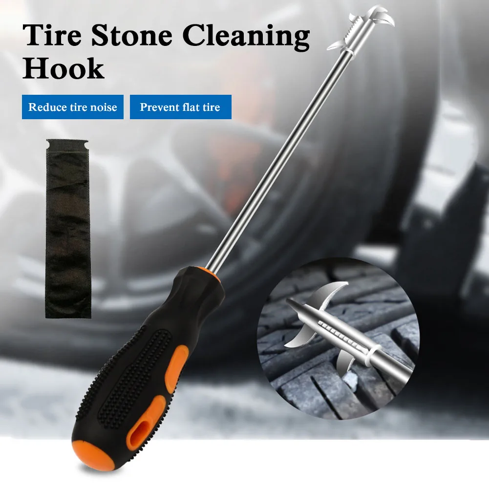 Tire Cleaning Hook Stone Cleaning Tool Tire Tread Broken Stone Remover Multifunctional Car Repair Tool For Car Motorcycle Bike
Tire Cleaning Hook Stone Cleaning Tool Tire Tread Broken Stone Remover Multifunctional Car Repair Tool For Car Motorcycle Bike