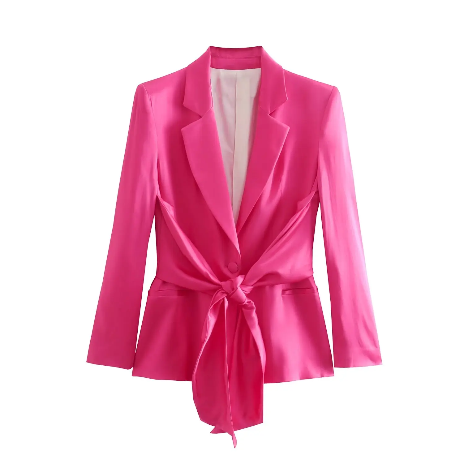 WXWT 2022 Women Elegant Office Lady Solid Blazer Suits Fashion Turn-Down Collar Long Sleeve Outerwear Female Fuchsia Tops CD8624
WXWT 2022 Women Elegant Office Lady Solid Blazer Suits Fashion Turn-Down Collar Long Sleeve Outerwear Female Fuchsia Tops CD8624