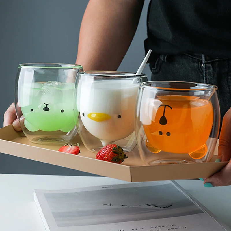 cute whiskey double wall glass transparent cup coffee mug glasses for drinks Wine beer espresso kawaii Reusable Drinking cups
cute whiskey double wall glass transparent cup coffee mug glasses for drinks Wine beer espresso kawaii Reusable Drinking cups