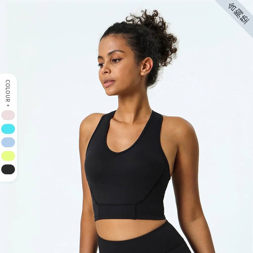 Summer New Double Face Brushed Yoga Bra Tank Top Shockproof Gathering Fitness Yoga Bra Running Sports Tank Top
Summer New Double Face Brushed Yoga Bra Tank Top Shockproof Gathering Fitness Yoga Bra Running Sports Tank Top