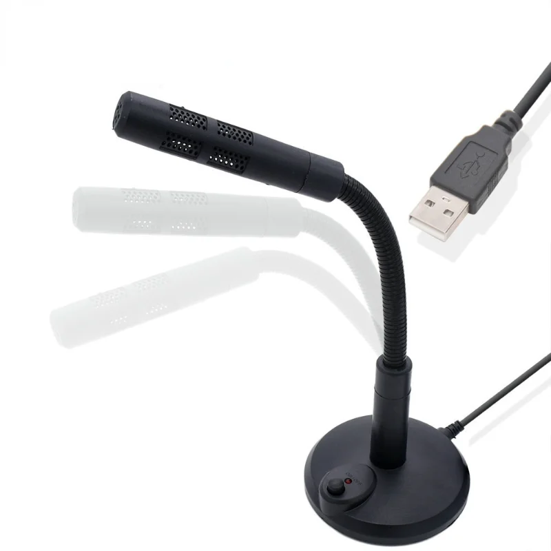 

Настольный USB-микрофон с выключателем, компьютерная сеть QQ, микрофон для записи голоса YY, без драйвера, мини-микрофон для компьютера