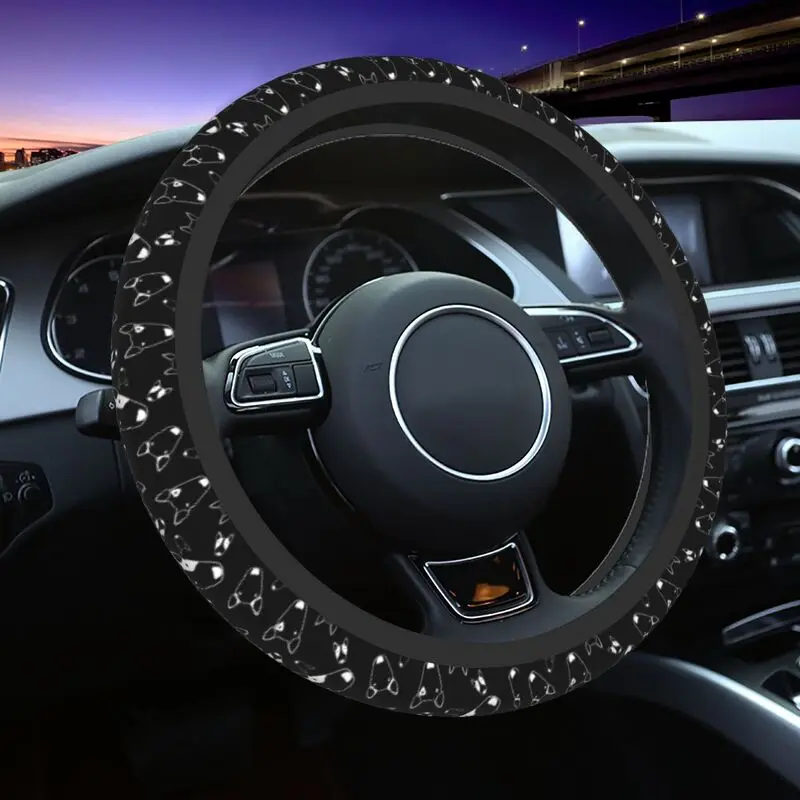 Ghost Bull Terrier Dog Steering Wheel Covers 15 inch Women Men Soft Steering Wheel Protector Fit for SUV Car Accessories
Ghost Bull Terrier Dog Steering Wheel Covers 15 inch Women Men Soft Steering Wheel Protector Fit for SUV Car Accessories