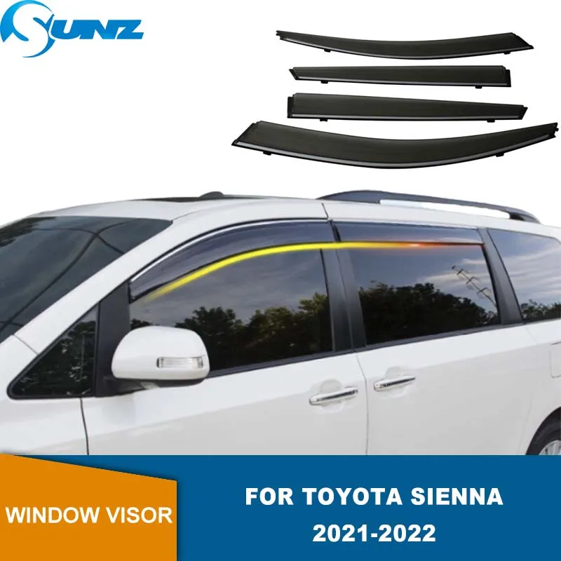 Side Window Deflector For Toyota Sienna 2021 2022 Car Sun Rain Guard Vent Awnings Shelter Cover Trim Door Visor Weather Shield
Side Window Deflector For Toyota Sienna 2021 2022 Car Sun Rain Guard Vent Awnings Shelter Cover Trim Door Visor Weather Shield