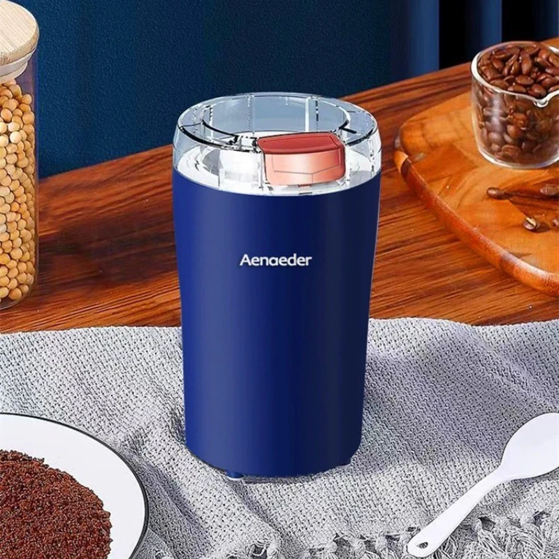 Coffee bean grinder household small portable grain crusher ultrafine medicinal material electric grinder
Coffee bean grinder household small portable grain crusher ultrafine medicinal material electric grinder