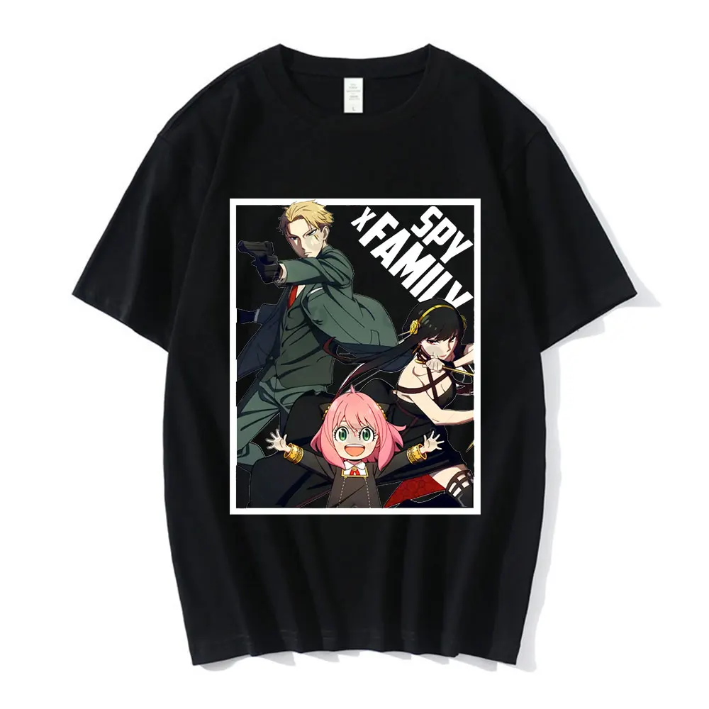 Japan Harajuku Anime Spy X Family T-shirt Summer Men's And Women's Fashion T-shirt Casual Loose Neutral Couple Short-sleeved Top
Japan Harajuku Anime Spy X Family T-shirt Summer Men's And Women's Fashion T-shirt Casual Loose Neutral Couple Short-sleeved Top