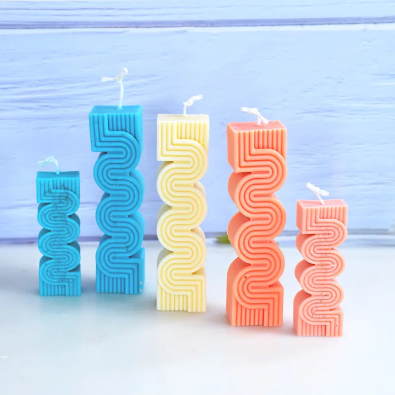 S-shaped Geometric Lines Candle Silicone Mold DIY Aromatic Soap Candle Making Resin Soap Mold Gifts Craft Home Decor Supplies
S-shaped Geometric Lines Candle Silicone Mold DIY Aromatic Soap Candle Making Resin Soap Mold Gifts Craft Home Decor Supplies