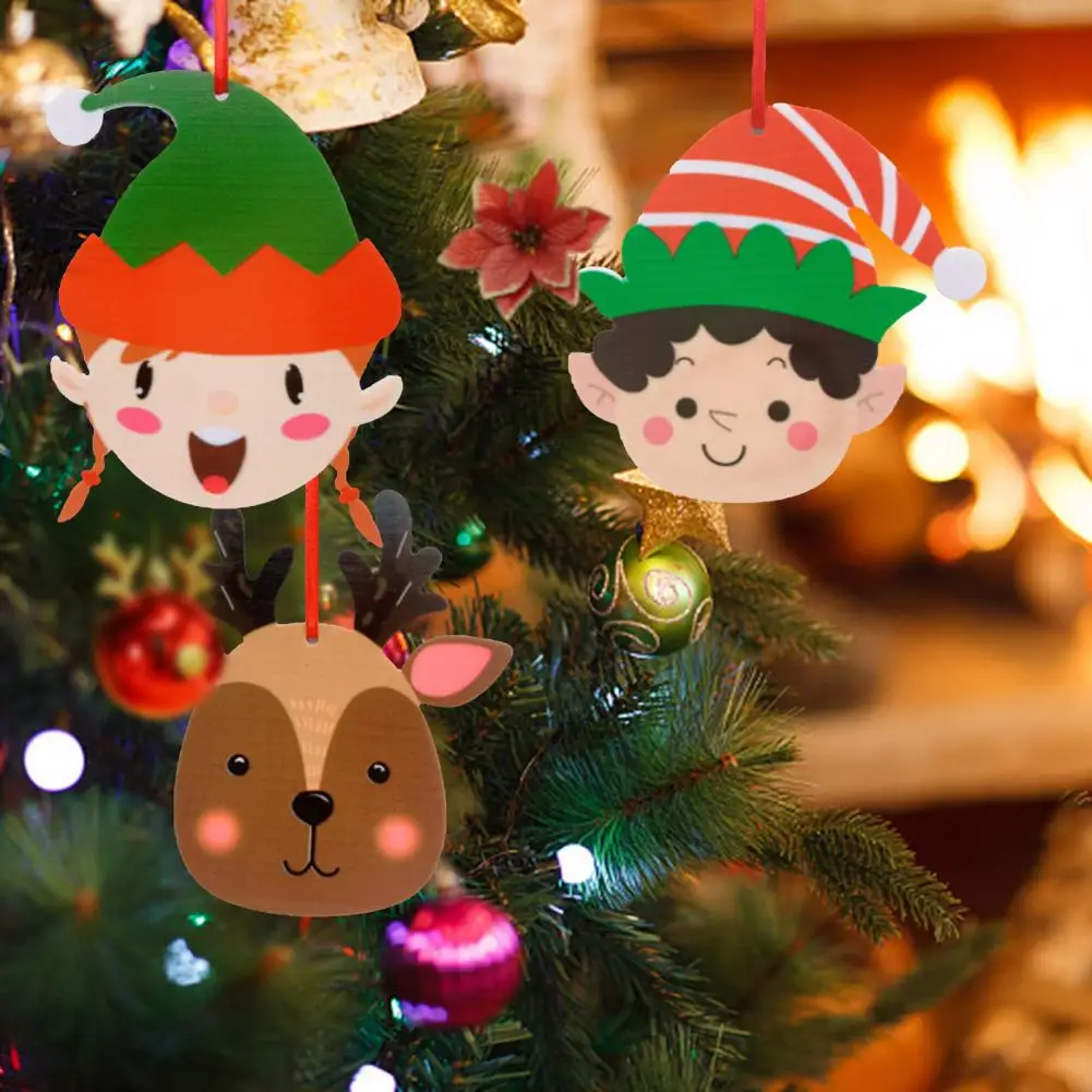 Christmas Tree Pendant Hanging Hole Lanyard Design Cartoon Avatar Santa Claus Elk Xmas Tree Decorative Ornament for Festival
Christmas Tree Pendant Hanging Hole Lanyard Design Cartoon Avatar Santa Claus Elk Xmas Tree Decorative Ornament for Festival
