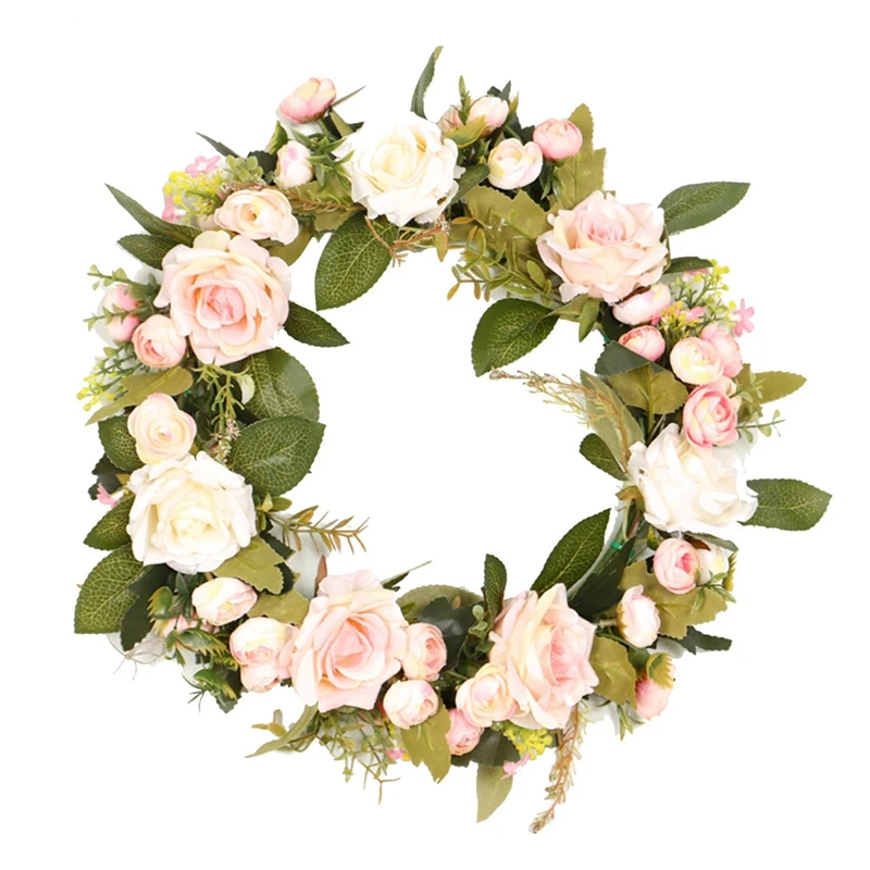 Rose Wreath Artificial Garland For Door Decors, Weddings, Parties, And Home Decorations
Rose Wreath Artificial Garland For Door Decors, Weddings, Parties, And Home Decorations