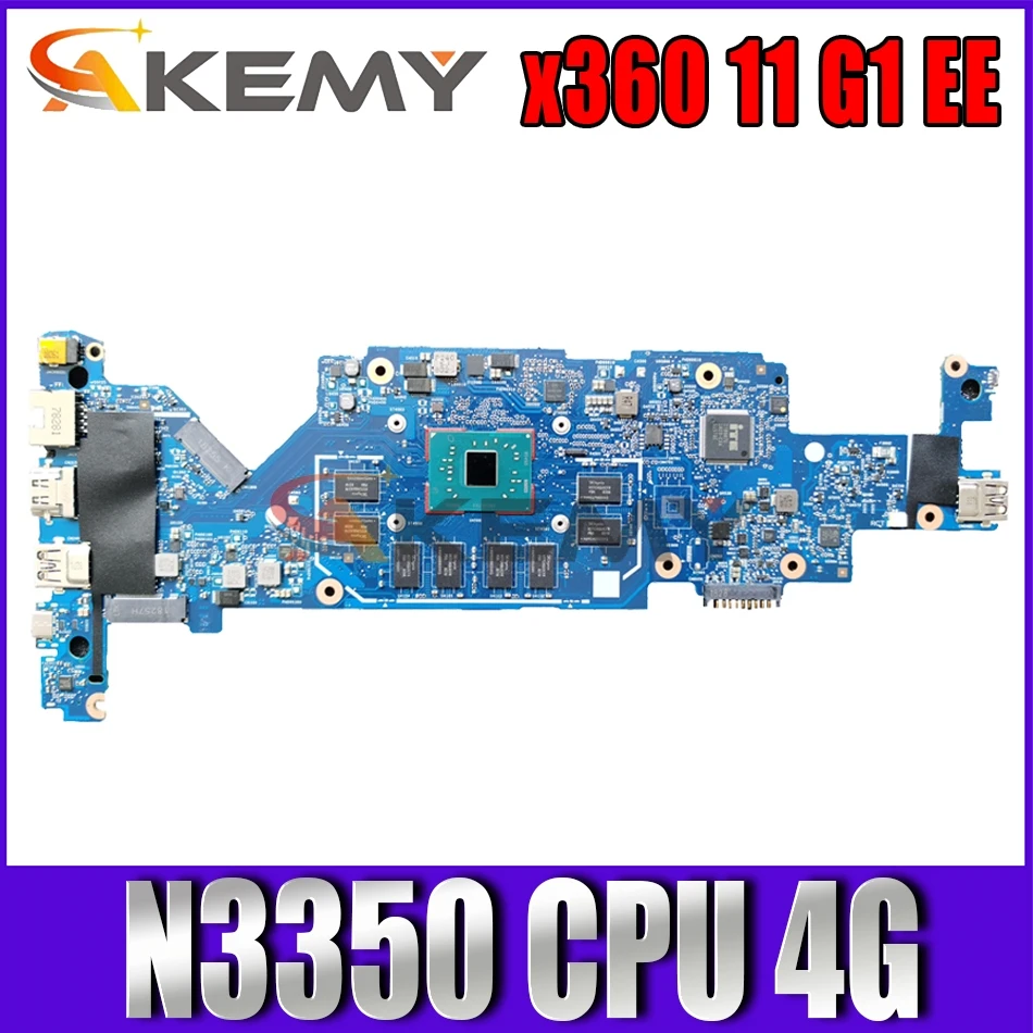 Материнская плата для ноутбука HP ProBook x360 11 G1 EE 917103-601 917102-601 с процессором SR2Z7 N3350, 4 Гб ОЗУ, 100% полностью протестирована и высокого качества 
Материнская плата для ноутбука HP ProBook x360 11 G1 EE 917103-601 917102-601 с процессором SR2Z7 N3350, 4 Гб ОЗУ, 100% полностью протестирована и высокого качества