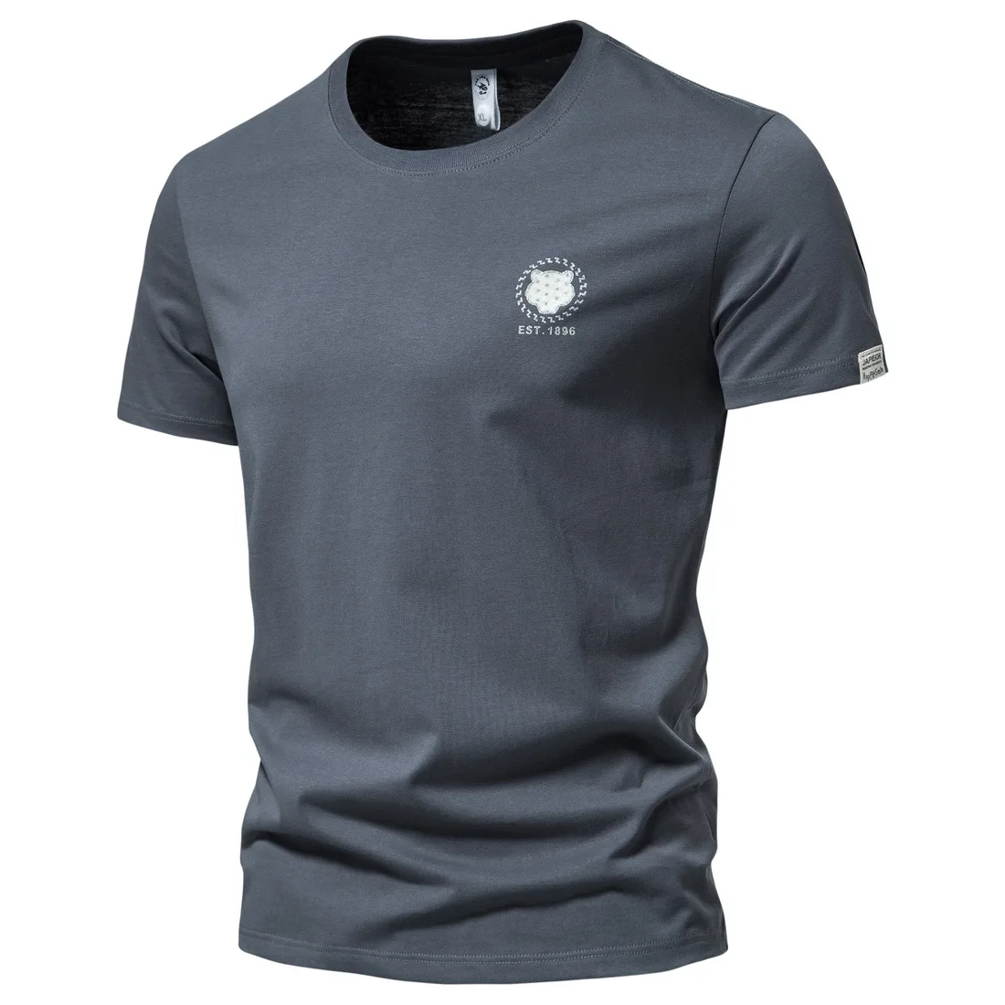 High Quality 2022 New Summer Trim Tide Tiger Embroidered Round Collar Men's Short Sleeve T-shirt
High Quality 2022 New Summer Trim Tide Tiger Embroidered Round Collar Men's Short Sleeve T-shirt