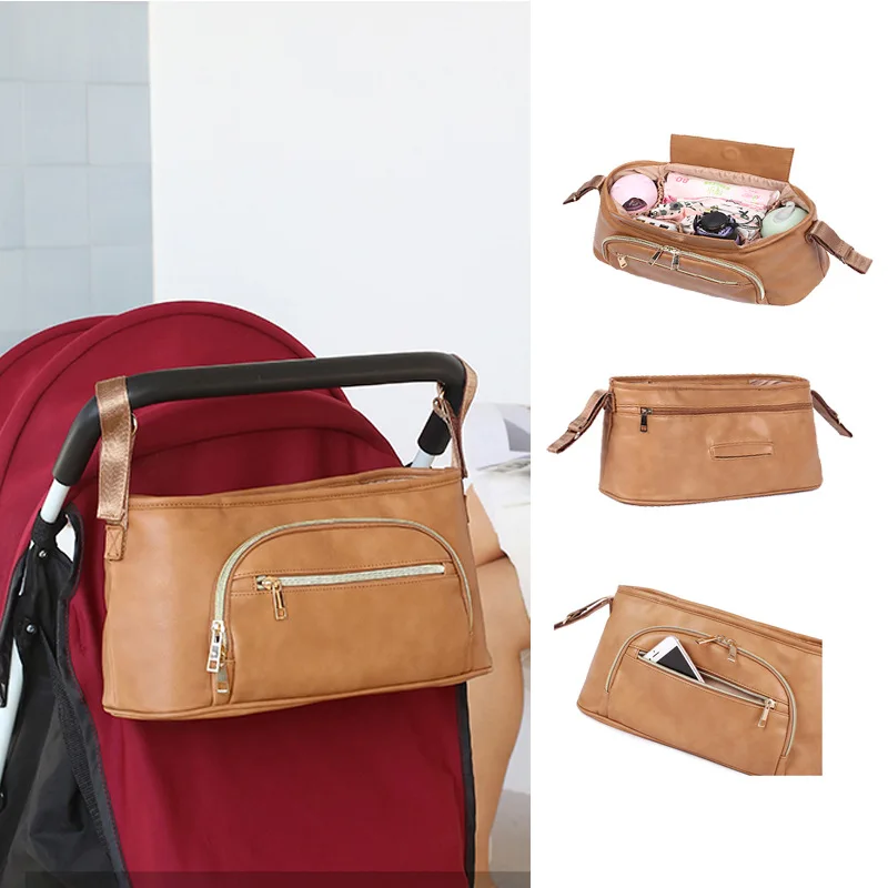 New Fashion Portable Baby Diaper Bag Lightweight PU Leather Nappy Bag Mommy Diaper Organizer for Baby Stroller with Hooks
New Fashion Portable Baby Diaper Bag Lightweight PU Leather Nappy Bag Mommy Diaper Organizer for Baby Stroller with Hooks