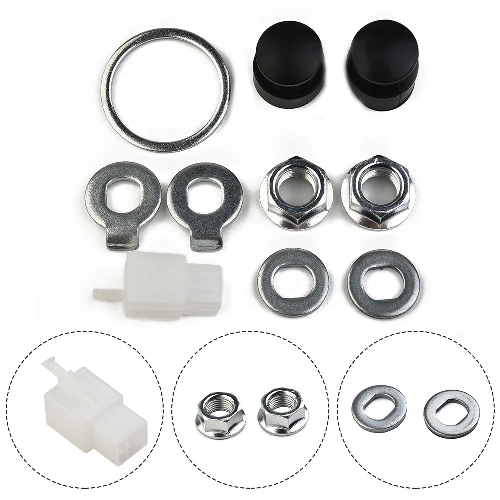E-bike Hub Motor Axle M12 M14 With Lock Nut Lock Washer Spacer Nut Cover For 500W - 5000W Motors With12mm Or 14mm Axles
E-bike Hub Motor Axle M12 M14 With Lock Nut Lock Washer Spacer Nut Cover For 500W - 5000W Motors With12mm Or 14mm Axles
