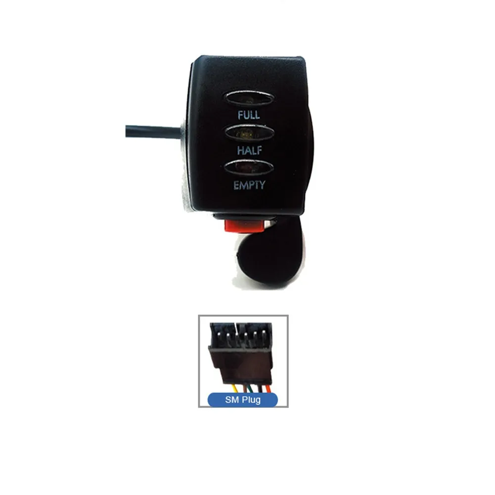 36V/48V Electric Bicycle Thumb Throttle Wuxing 15DX Thumb Throttle E-Bike Scooter Control Component SM Plug Accessories
36V/48V Electric Bicycle Thumb Throttle Wuxing 15DX Thumb Throttle E-Bike Scooter Control Component SM Plug Accessories