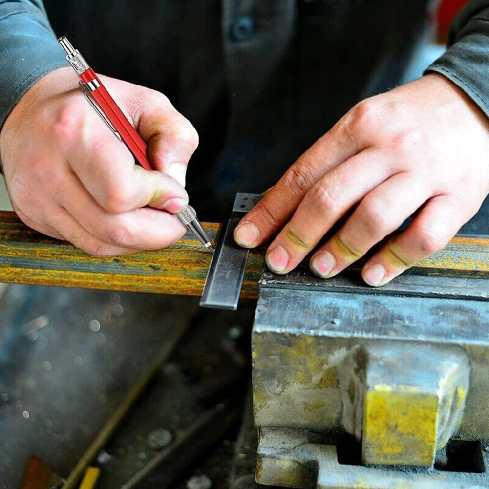 Welders Pencil with 3 Claw Tip Design Mechanical Metal Marker for Steel Welding Architect Design and Engraving Supplies
Welders Pencil with 3 Claw Tip Design Mechanical Metal Marker for Steel Welding Architect Design and Engraving Supplies