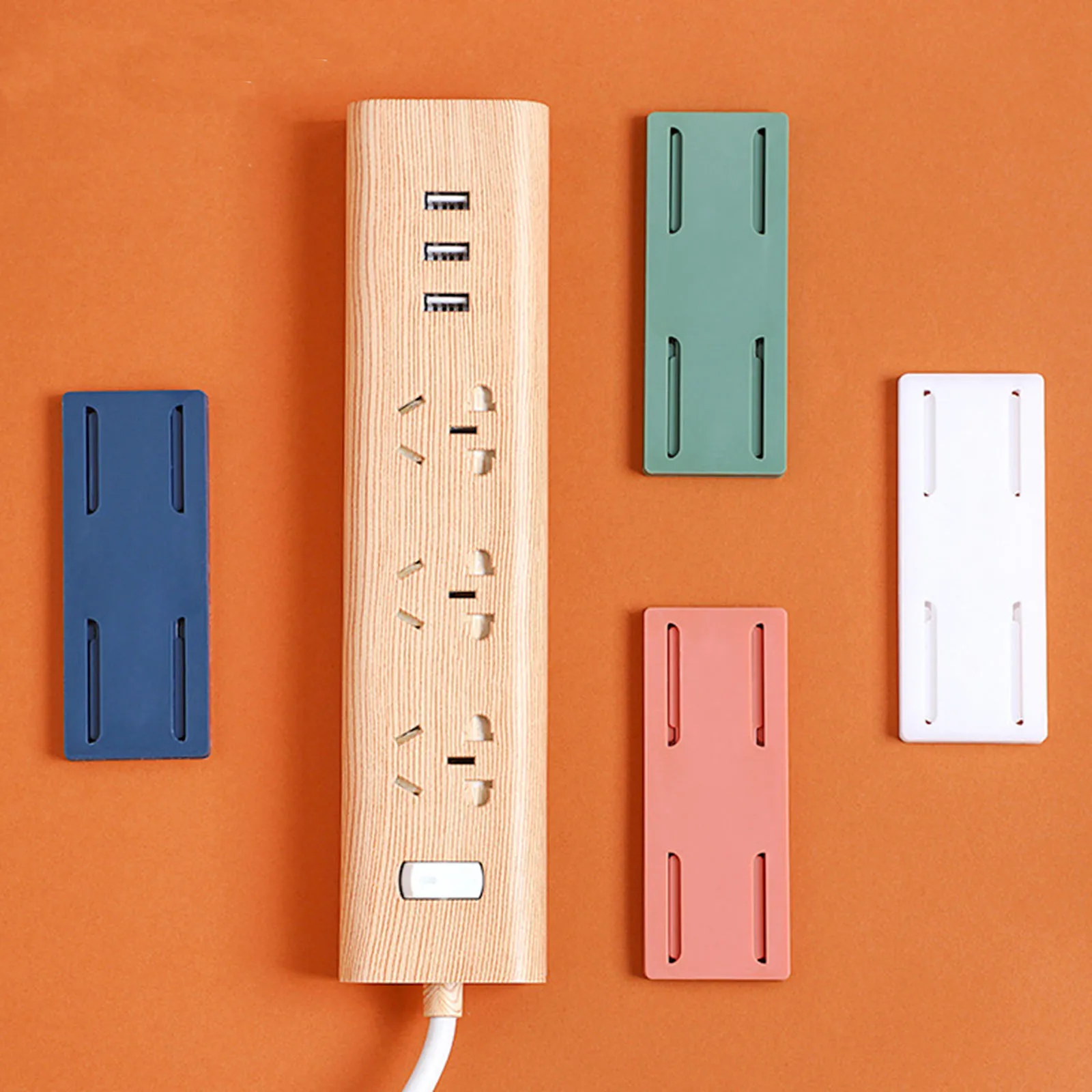 Self-adhesive Socket Strip Storage Holder Wall Mounted Plug Fixator Punch Free Row Plug Holder Home Office Organizer
Self-adhesive Socket Strip Storage Holder Wall Mounted Plug Fixator Punch Free Row Plug Holder Home Office Organizer