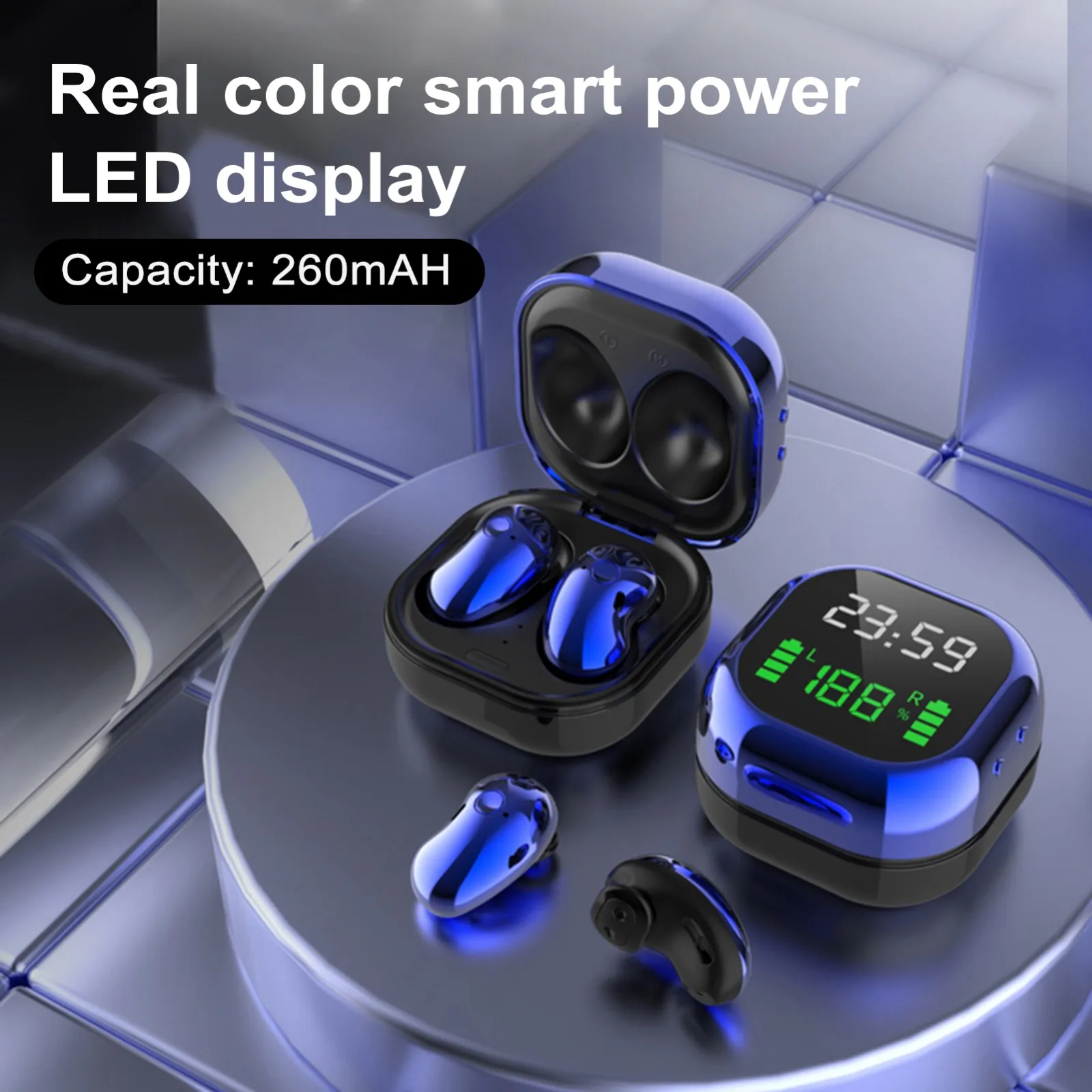 2021 New S6plus TWS Bluetooth 5.1 LED Color Screen HiFi Wireless Mini Earphones High Quality And Durable
2021 New S6plus TWS Bluetooth 5.1 LED Color Screen HiFi Wireless Mini Earphones High Quality And Durable