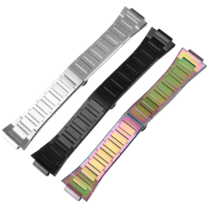

Bracelet Farm Oak Modified Stainless Steel Watchband For Casio G-SHOCK GA-2100 GM2100 GM-110 GA110 DW5600 316L Metal Watch Strap