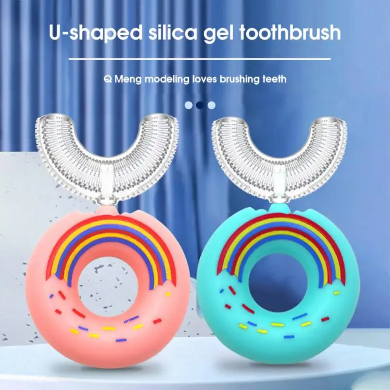 Cartoon Baby Tooth Brushing Artifact U-shaped Manual 360 ° Overall Cleaning Oral Care Cleaning Creative Doughnut Shape Silicone
Cartoon Baby Tooth Brushing Artifact U-shaped Manual 360 ° Overall Cleaning Oral Care Cleaning Creative Doughnut Shape Silicone