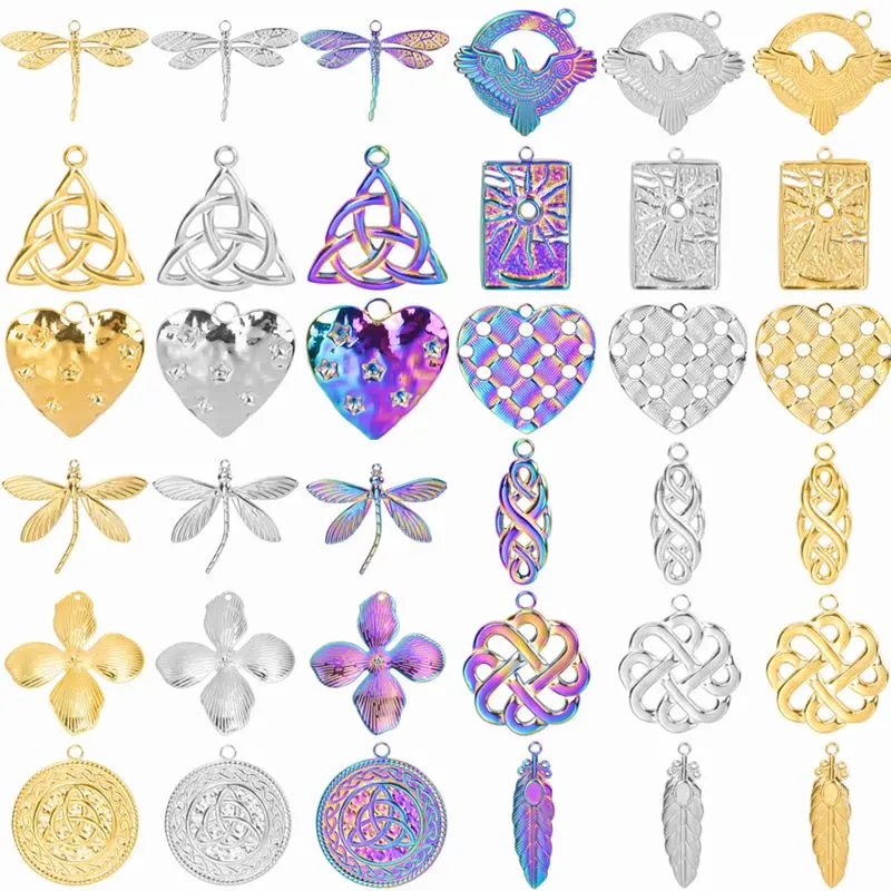 Stainless Steel Large Dragonfly,Flower Jewelry High Quality Witch's Knot Charm Craft Women Heart Leaf Pendant Trending Product
Stainless Steel Large Dragonfly,Flower Jewelry High Quality Witch's Knot Charm Craft Women Heart Leaf Pendant Trending Product