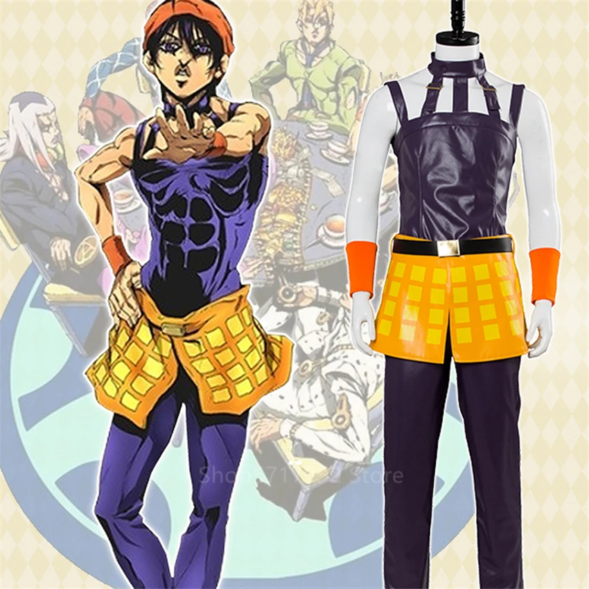 Anime JOJO JoJo's Bizarre Adventure Cosplay Costume Ghirga Narancia Uniforms Cosplay Outfit Dress Halloween Costumes 2022 New
Anime JOJO JoJo's Bizarre Adventure Cosplay Costume Ghirga Narancia Uniforms Cosplay Outfit Dress Halloween Costumes 2022 New