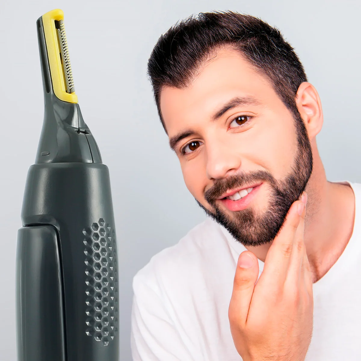 Профессиональный мужской триммер для волос Harupink, 3 в 1, машинка для стрижки волос в носу и ушах на батарейках с ярким и нескользящим захватом
Профессиональный мужской триммер для волос Harupink, 3 в 1, машинка для стрижки волос в носу и ушах на батарейках с ярким и нескользящим захватом