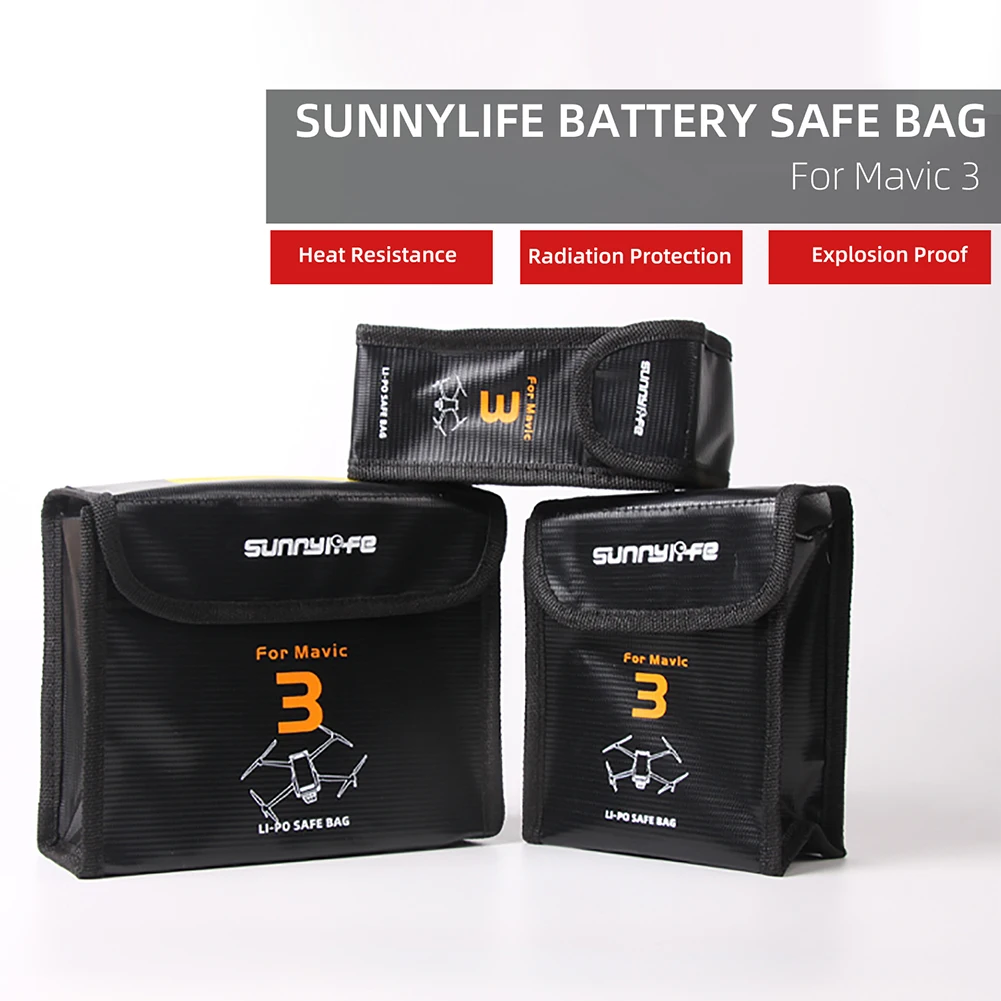 Portable Explosion-Proof Drone Battery Safety Carrying Bag Fireproof Blast Proof Batteries Protector Storage Box Pouch for DJI
Portable Explosion-Proof Drone Battery Safety Carrying Bag Fireproof Blast Proof Batteries Protector Storage Box Pouch for DJI